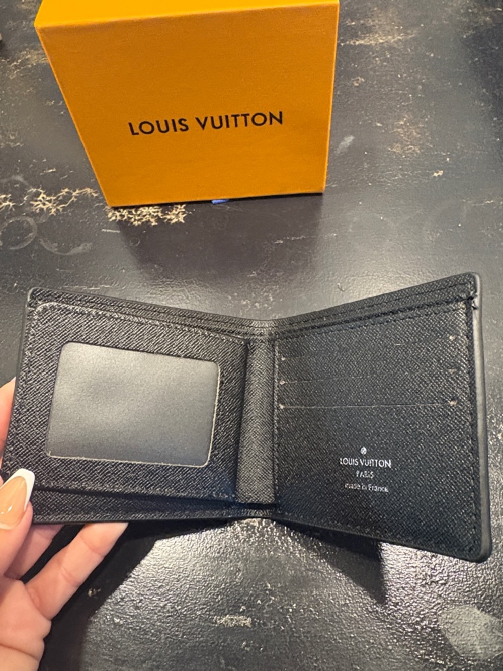 Fashion NEW WALLET BLACK WITH LOGO - Picture 3 of 5